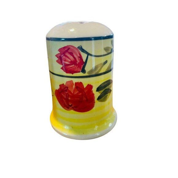 Vintage Ceramic Pottery Cream Sugar Bowl Salt and Pepper Set - Picture 9 of 9